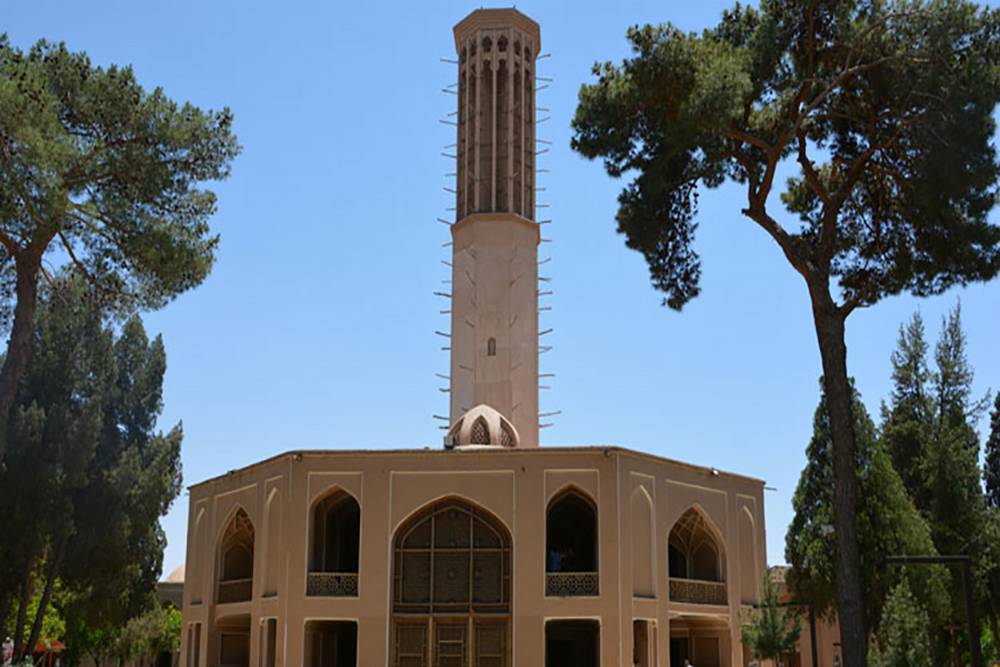Yazd- Dowlat abad garden -The tallest wind catcher in the middle-east